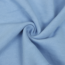 Ткань Футер 3-х нитка, Петля, цвет Светло-Голубой (на отрез)  в Рубцовске