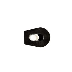 Зажим для шнура 4 мм KL цвет Чёрный + Белый (поштучно)  в Рубцовске