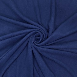 Флис Односторонний 130 гр/м2, цвет Темно-синий (на отрез)  в Рубцовске