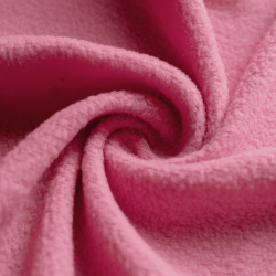 Флис Односторонний 130 гр/м2, цвет Розовый (на отрез)  в Рубцовске