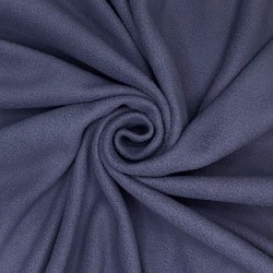 Ткань Флис Односторонний 130 гр/м2, цвет Темно-серый (на отрез)  в Рубцовске