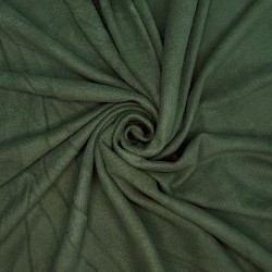 Ткань Флис Односторонний 130 гр/м2, цвет Темный хаки (на отрез)  в Рубцовске