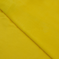 Флис Односторонний 180 гр/м2, Желтый (на отрез)  в Рубцовске