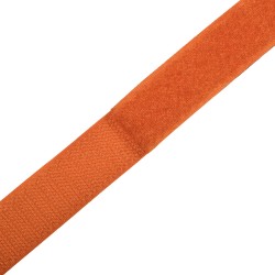Контактная лента 25мм  Оранжевый (велькро-липучка, на отрез)  в Рубцовске