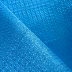 Ткань Оксфорд 300D PU Рип-Стоп СОТЫ, цвет Голубой (на отрез)  в Рубцовске