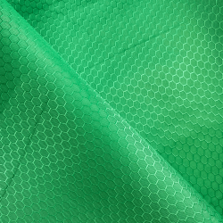 Ткань Оксфорд 300D PU Рип-Стоп СОТЫ, цвет Зелёный (на отрез)  в Рубцовске
