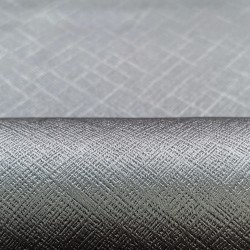 Ткань Блэкаут для штор светозатемняющая 100% &quot;Орнамент Серый&quot; (на отрез)  в Рубцовске